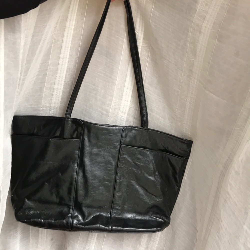 Black Leather shoulder bag
